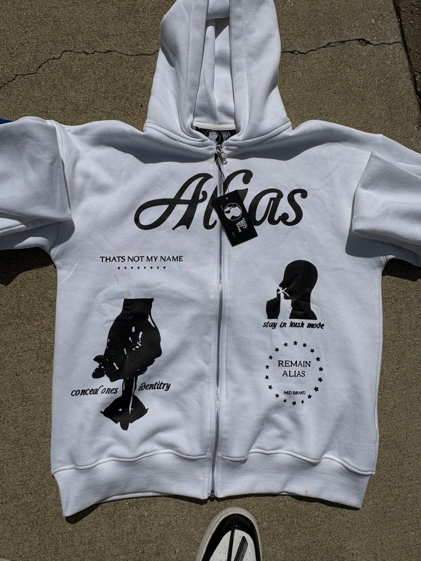 WHITE ALIASHUSH HOODIE