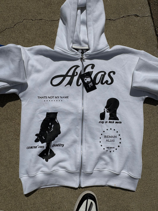 WHITE ALIASHUSH HOODIE